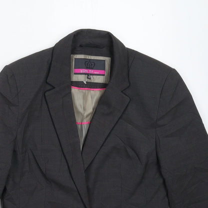 NEXT Womens Grey   Jacket Suit Jacket Size 12