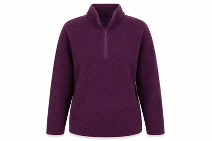 Bonmarché Womens Purple Fleece Jacket Size M