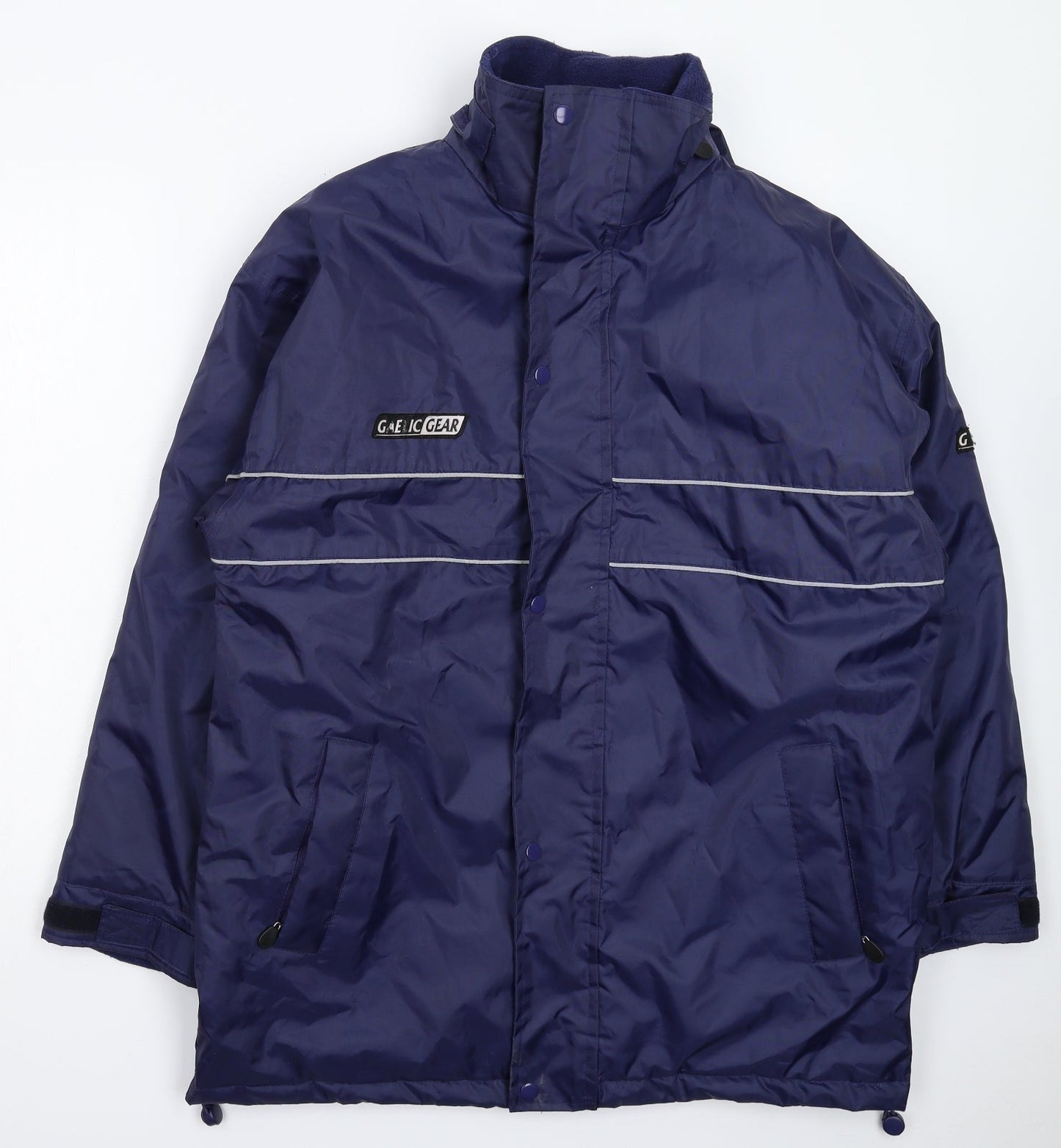 Mens UK Size XS Gaelic Gear Blue Rain Coat