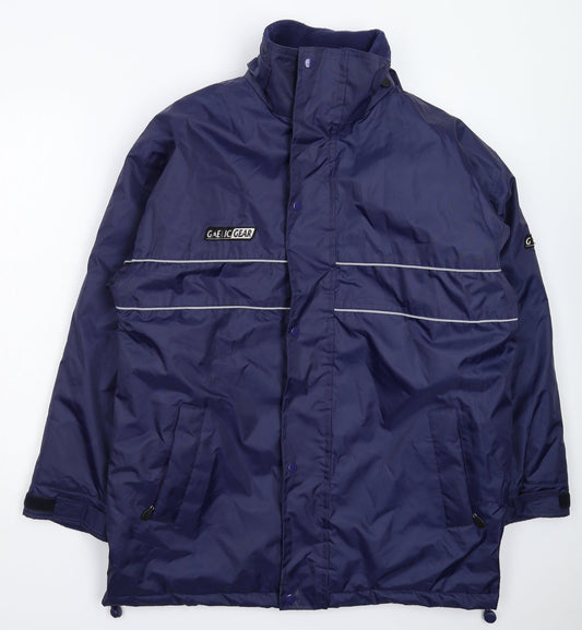 Mens UK Size XS Gaelic Gear Blue Rain Coat