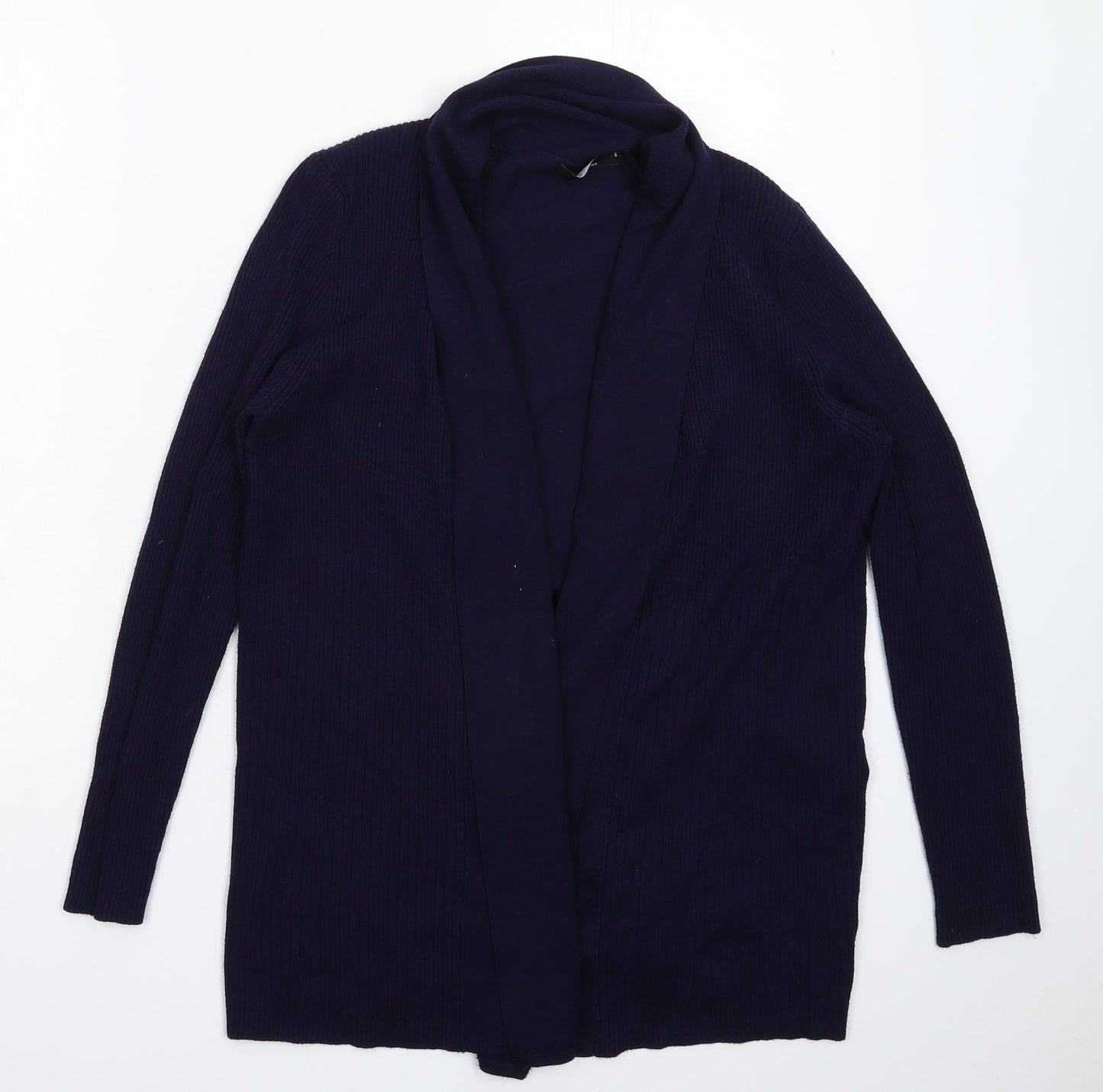 Womens UK Size S BM Blue Cardigan Jumper
