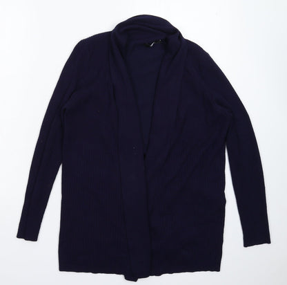 Womens UK Size S BM Blue Cardigan Jumper