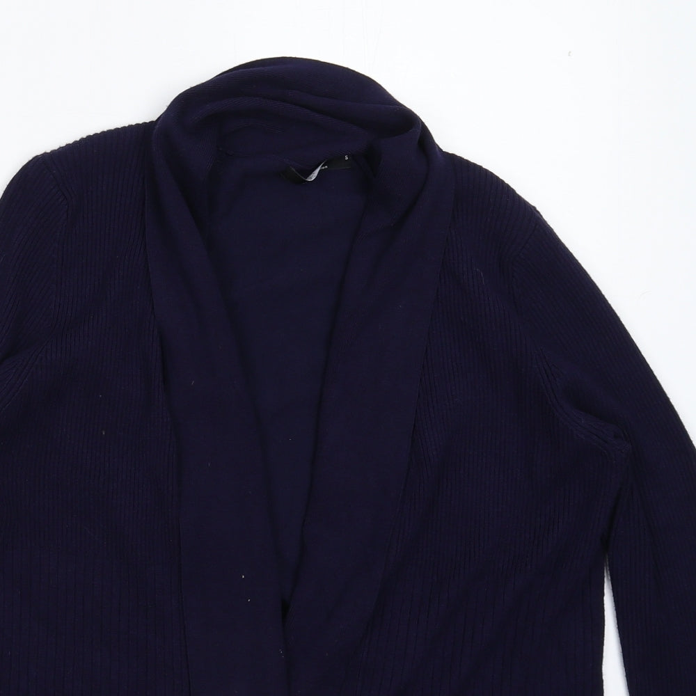 Womens UK Size S BM Blue Cardigan Jumper