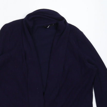 Womens UK Size S BM Blue Cardigan Jumper