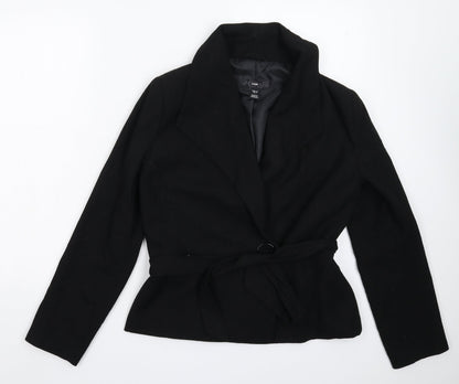 Womens UK Size 12 H&M Black Jacket