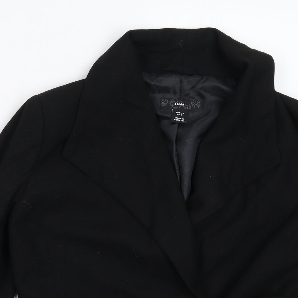 Womens UK Size 12 H&M Black Jacket