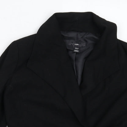 Womens UK Size 12 H&M Black Jacket