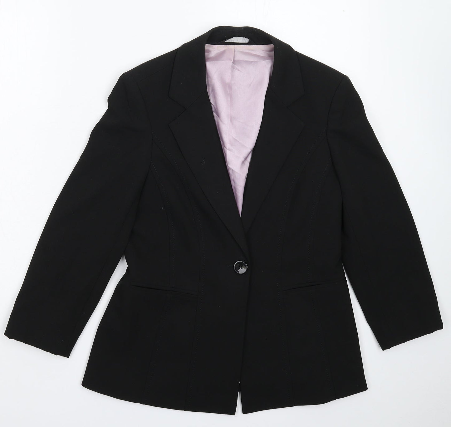BHS Womens Black   Jacket Suit Jacket Size 10