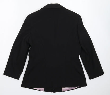 BHS Womens Black   Jacket Suit Jacket Size 10