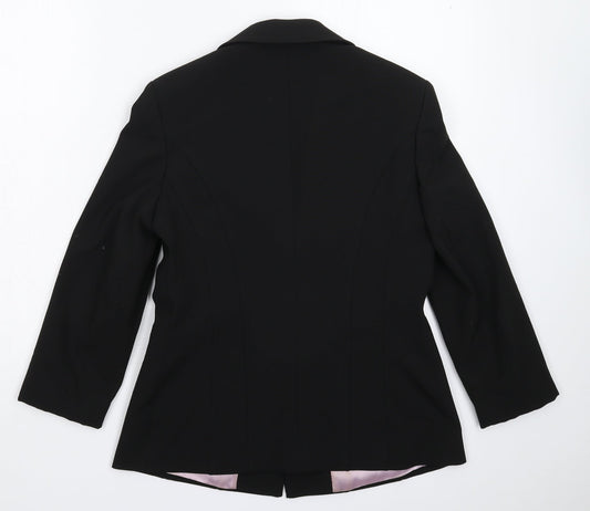 BHS Womens Black   Jacket Suit Jacket Size 10