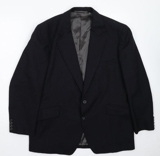Mens UK Size 42 Preworn Regular Blue Suit Jacket