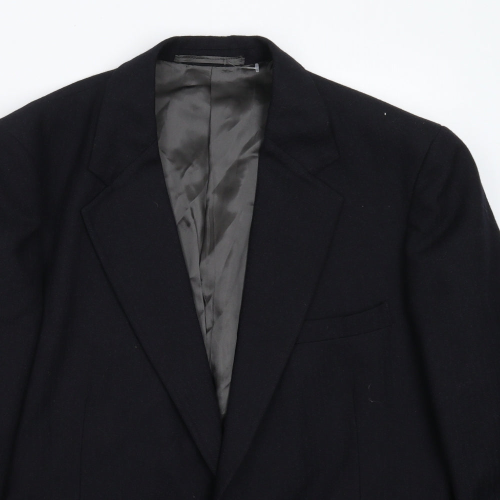 Mens UK Size 42 Preworn Regular Blue Suit Jacket