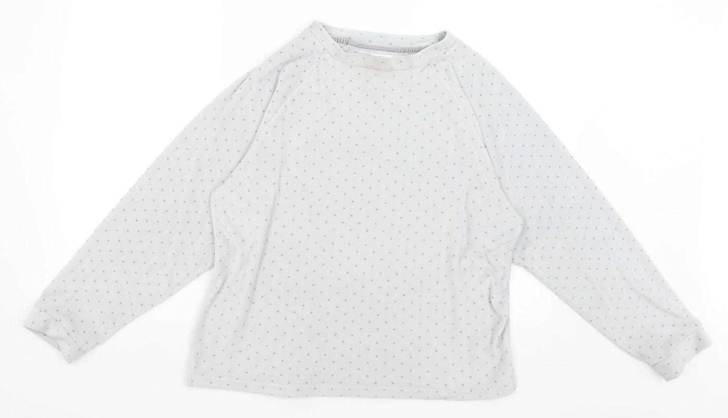 Love to Lounge Womens Grey Polka Dot  Top Pyjama Set Size XS