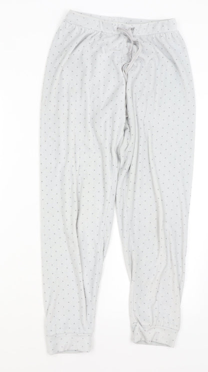 Love to Lounge Womens Grey Polka Dot  Top Pyjama Set Size XS