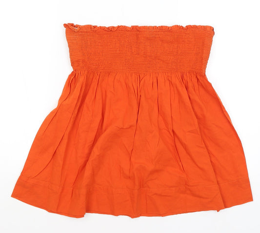 Promod Womens Orange   Basic T-Shirt Size M