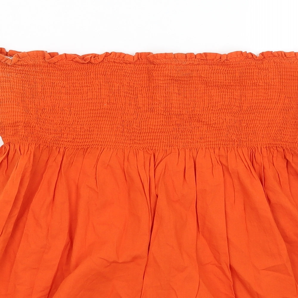 Promod Womens Orange   Basic T-Shirt Size M