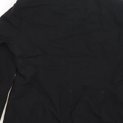 Womens UK Size 12 OPUS Black Full Zip Jumper