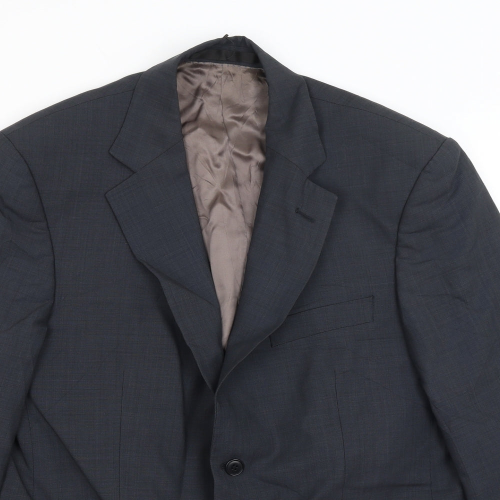 Mens UK Size L M&S Regular Grey Suit Jacket