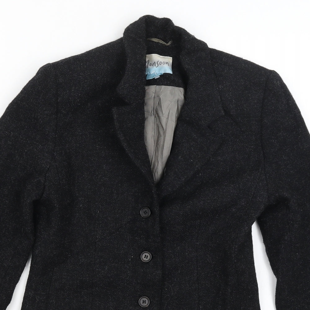 Monsoon Womens Grey   Jacket Blazer Size 10