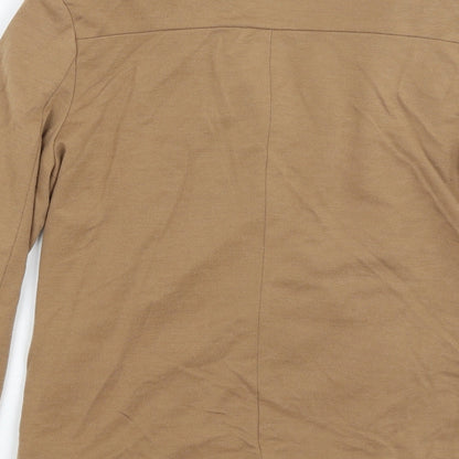 Boohoo Womens Brown   Jacket Blazer Size 12
