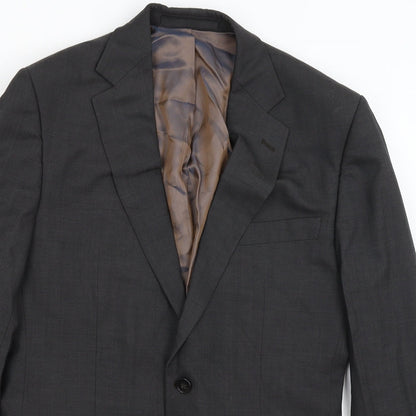 Mens UK Size M M&S Regular Grey Suit Jacket