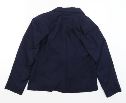 Just You Womens Blue   Jacket Blazer Size 12