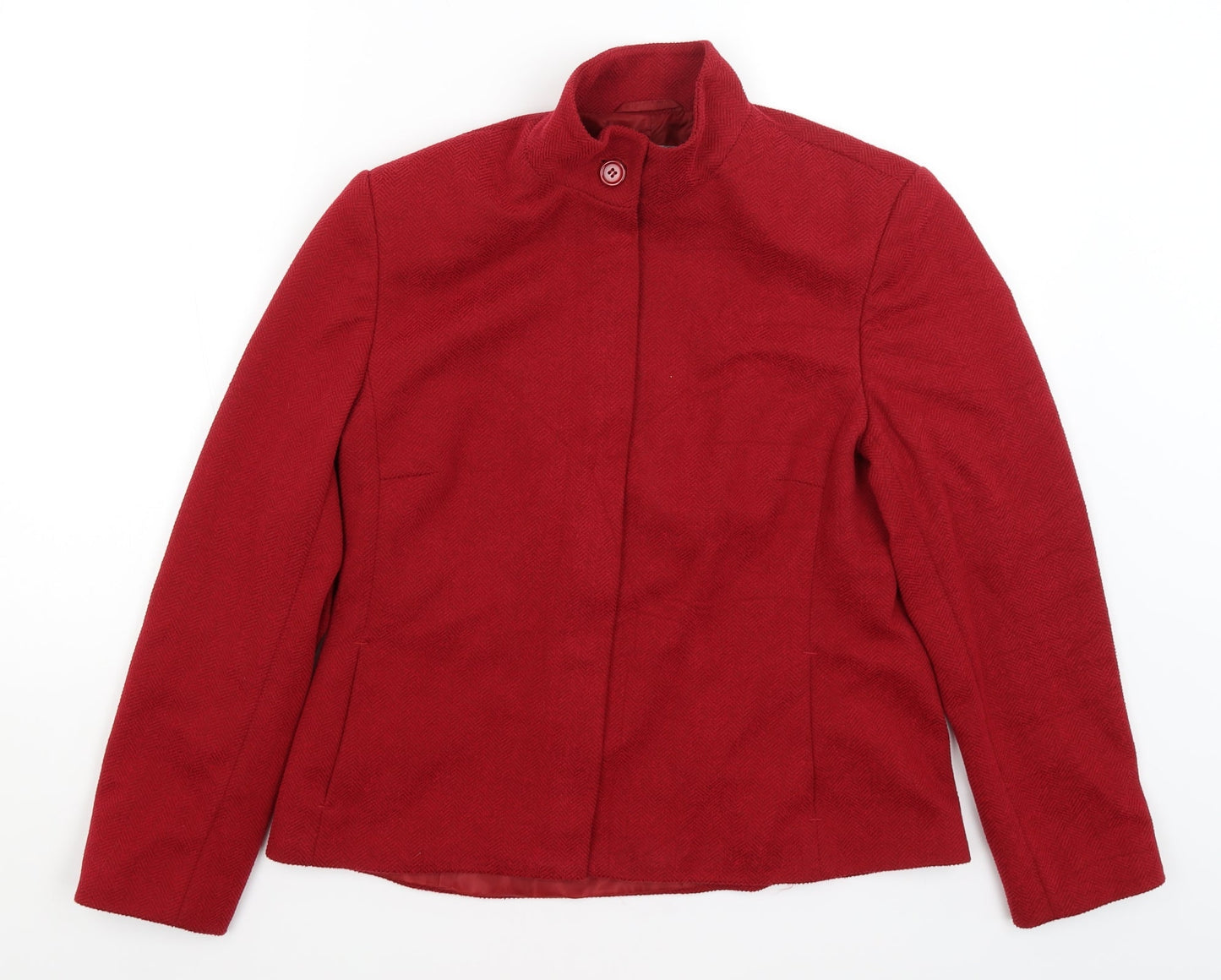 Womens UK Size 12 M&S Regular Red Blazer