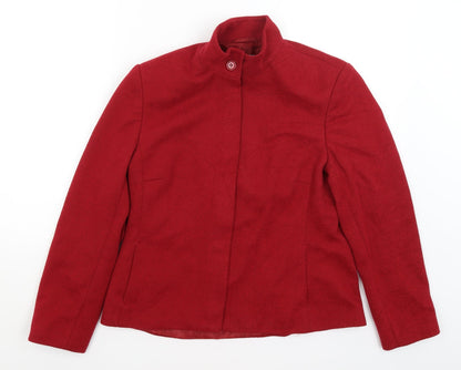 Womens UK Size 12 M&S Regular Red Blazer