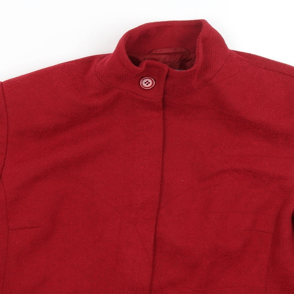 Womens UK Size 12 M&S Regular Red Blazer