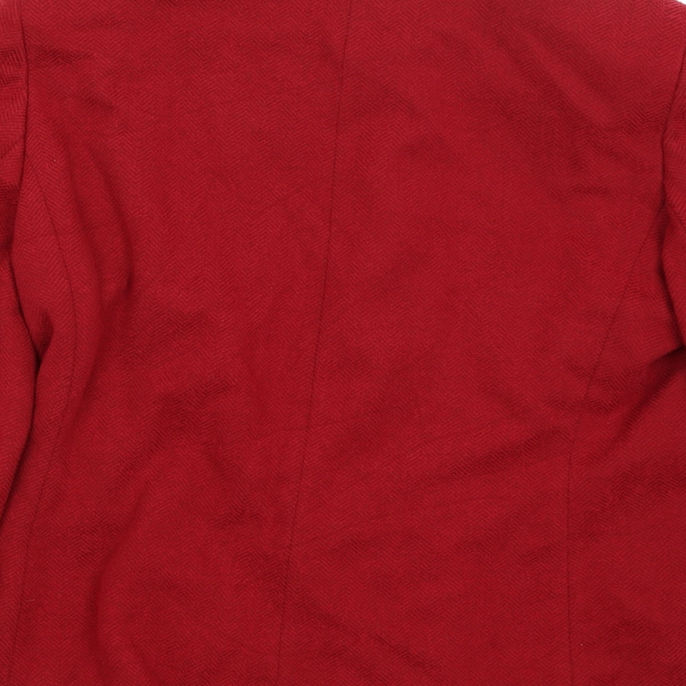 Womens UK Size 12 M&S Regular Red Blazer