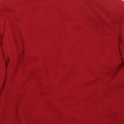 Womens UK Size 12 M&S Regular Red Blazer