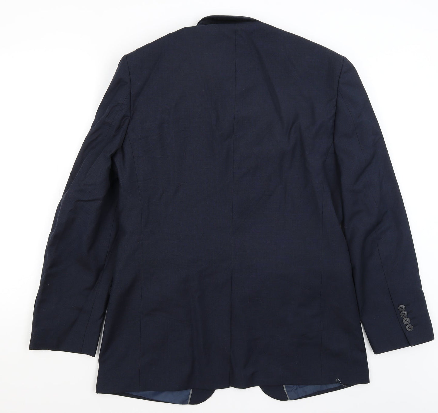 Mens UK Size L M&S Regular Blue Suit Jacket