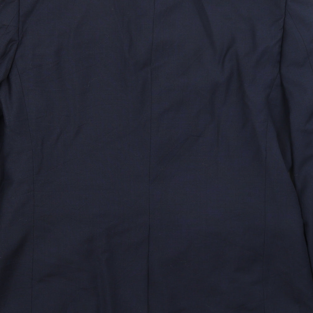 Mens UK Size L M&S Regular Blue Suit Jacket