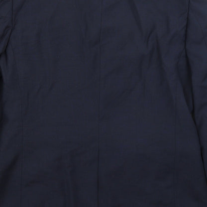 Mens UK Size L M&S Regular Blue Suit Jacket