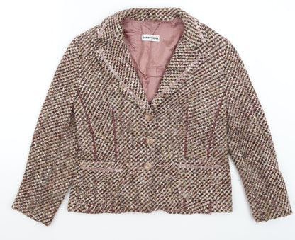 Gerry Weber Womens Brown   Jacket Blazer Size 16