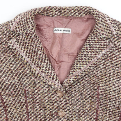 Gerry Weber Womens Brown   Jacket Blazer Size 16