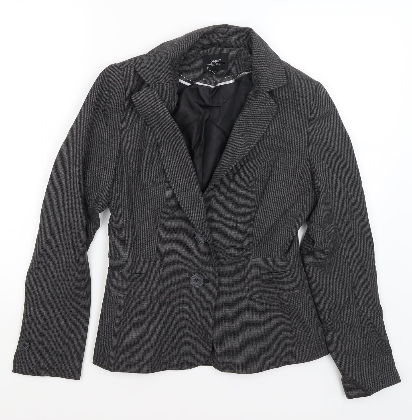 Papaya Womens Grey   Jacket Blazer Size 10