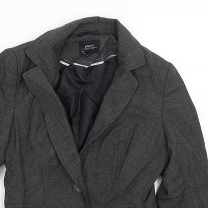 Papaya Womens Grey   Jacket Blazer Size 10
