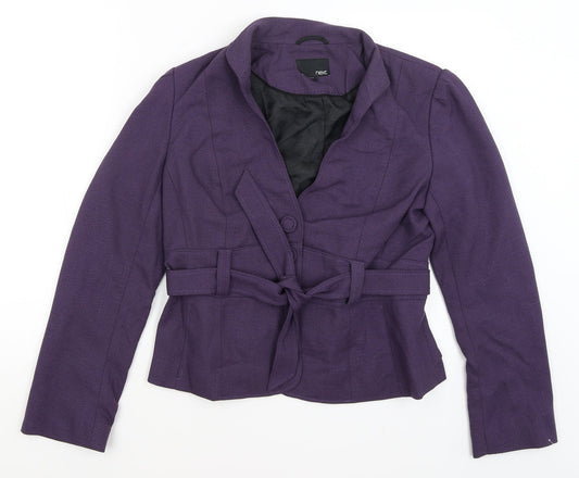 NEXT Womens Purple   Jacket Blazer Size 14