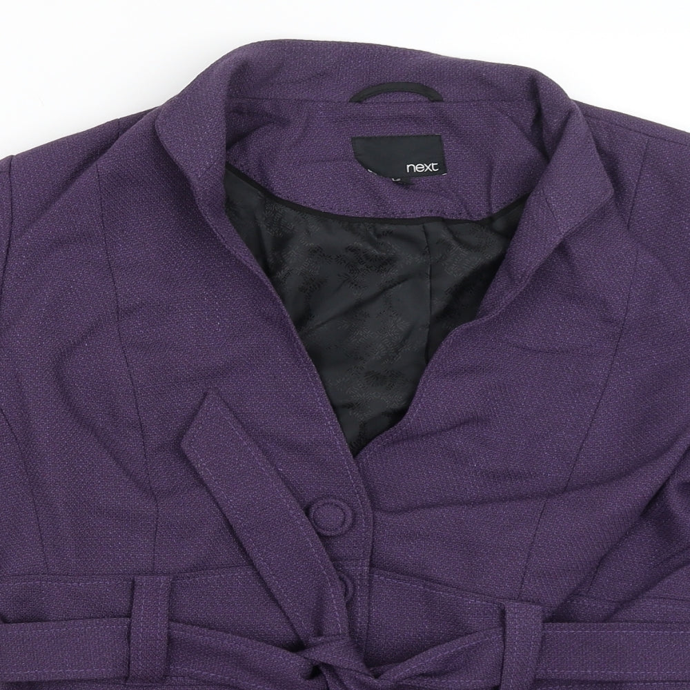 NEXT Womens Purple   Jacket Blazer Size 14
