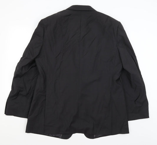 Dewhurst Mens Black   Jacket Blazer Size L
