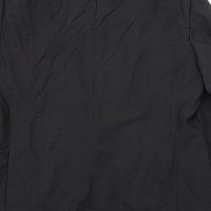 Dewhurst Mens Black   Jacket Blazer Size L