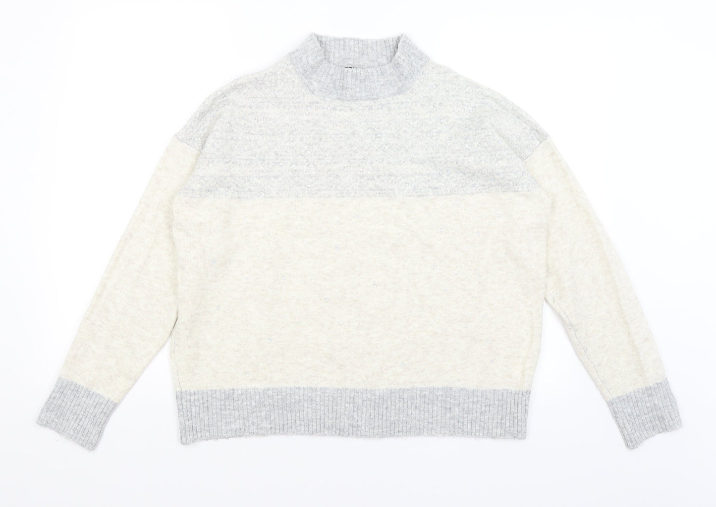 Womens UK Size 14 Atmosphere Ivory Pullover Jumper