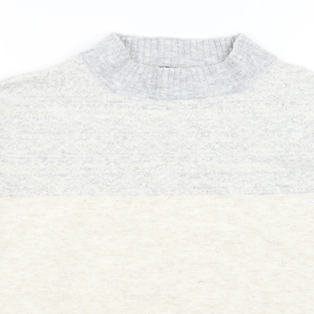 Womens UK Size 14 Atmosphere Ivory Pullover Jumper