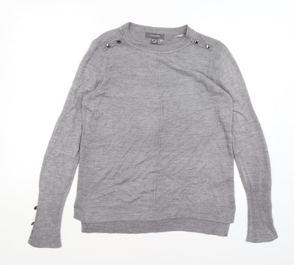 Primark Womens Grey   Pullover Jumper Size S