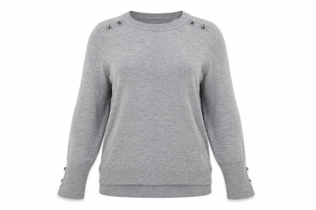Womens UK Size S Primark Grey Pullover Jumper