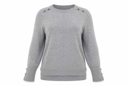 Womens UK Size S Primark Grey Pullover Jumper
