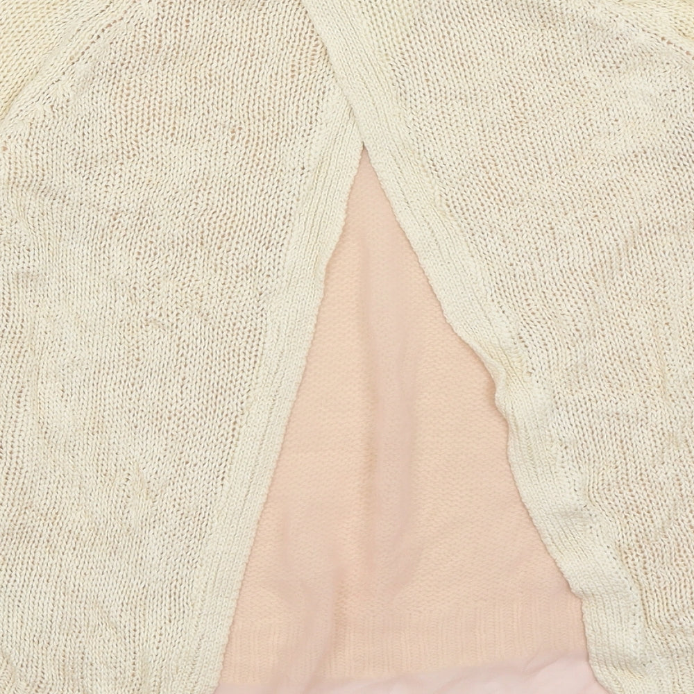 Womens UK Size 8 New Look Ivory Pullover Jumper