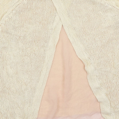 Womens UK Size 8 New Look Ivory Pullover Jumper