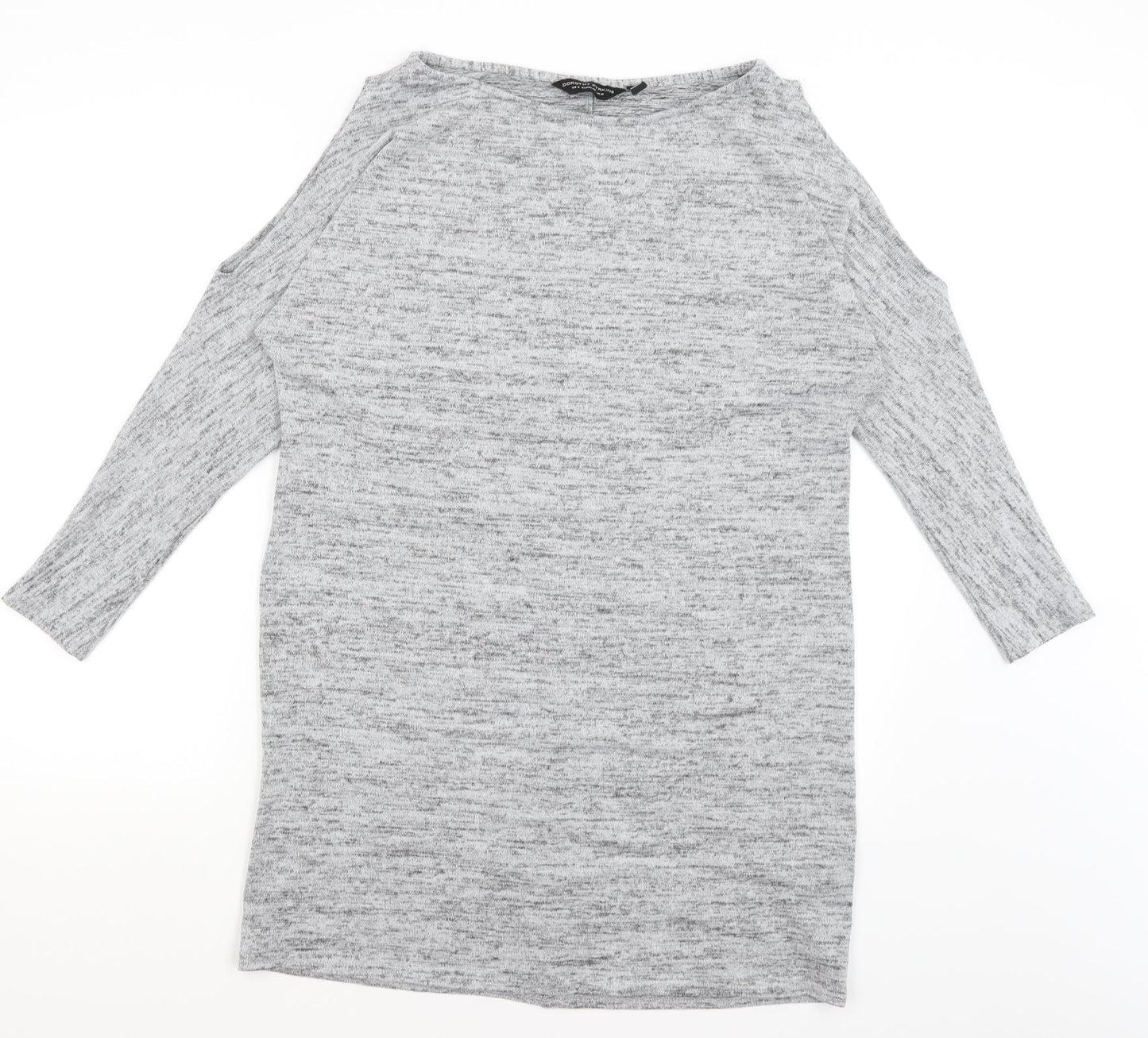 Dorothy Perkins Womens Grey   T-Shirt Dress  Size 12